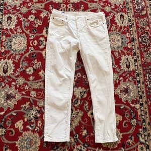 Acne White Slim Jeans Classic Style